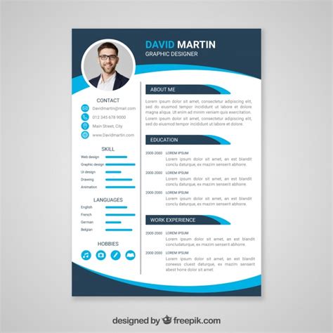 Cv Template Vectors, Photos and PSD files | Free Download