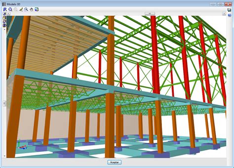 CYPECAD. Vista 3D de forjados unidireccionales con ...