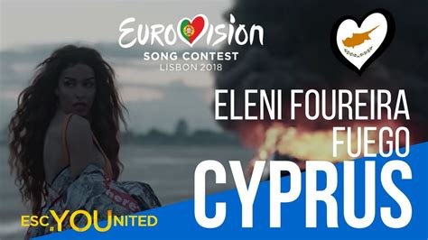 Cyprus: Eleni Foureira   Fuego  Reaction  Eurovision 2018 ...