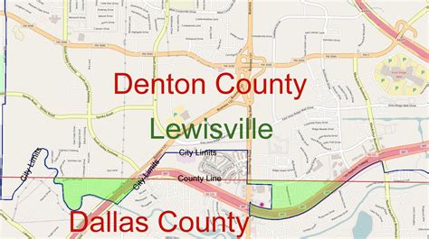 Dallas County Line Map | My blog