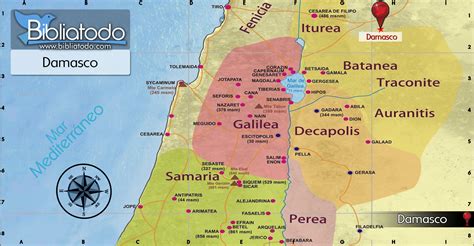 Damasco Mapa y Ubicación Geográfica