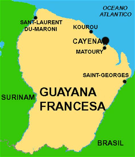 Datos básicos de Guayana Francesa