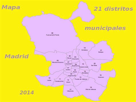 Datos prácticos sobre los 21 distritos municipales de la ...
