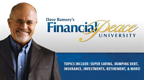 Dave Ramsey s Financial Peace University   Pleasant Valley ...