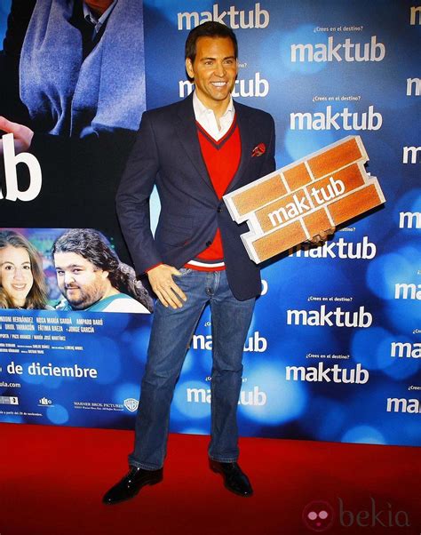 David Meca en el estreno de  Maktub    Estreno en Madrid ...
