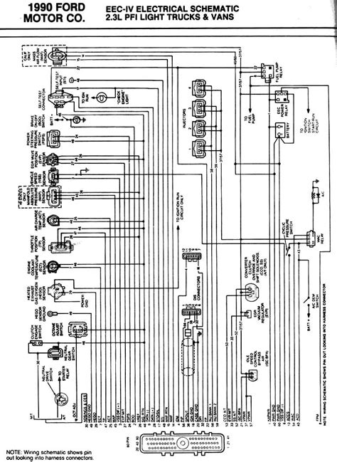 DDMP Automotriz: DIAGRAMA ELECTRICO FORD 1990 2.3 EEC IV