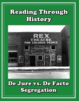 De Jure vs. De Facto Segregation by Reading Through ...