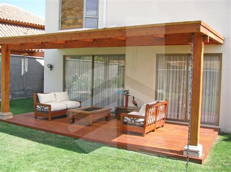 Deck de madera en terraza | Ideas para terrazas techadas ...