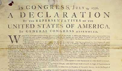 Declaración de independencia de los Estados Unidos de ...