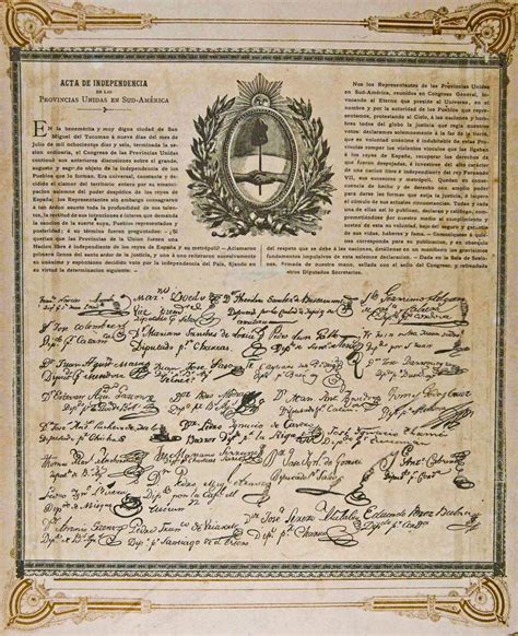 declaracion independencia argentina 9 de julio de 1816 9 ...