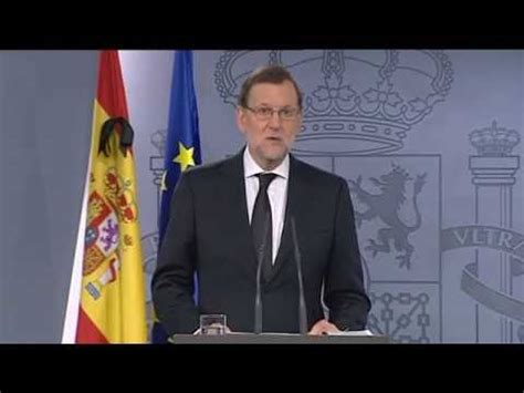 Declaración oficial de Mariano Rajoy tras el atentado de ...