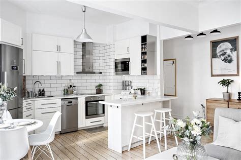 Decoración apartamentos pequeños: cocina integrada y ...