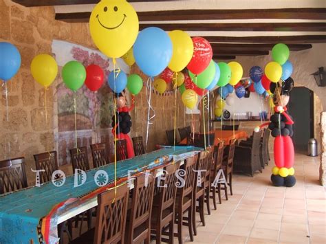 Decoración con globos de Todo Fiesta: DECORACIONES PARA ...