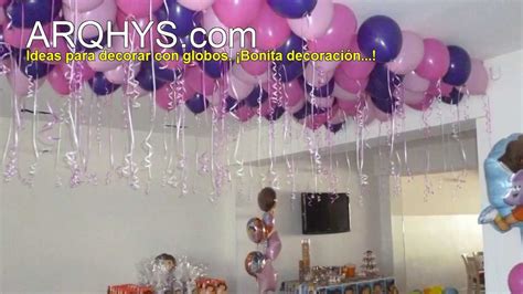 Decoración con globos infantiles   YouTube