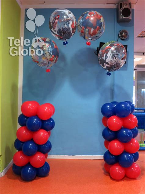 Decoración con globos para cumpleaños con temática ...