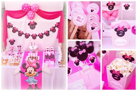 Decoración cumpleaños de Minnie Mouse!