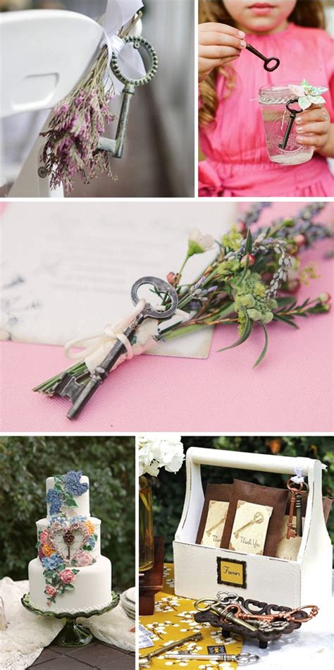 Decoración de boda con llaves | Wedding Decor Ideas ...