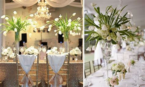 Decoración de bodas: Arreglos florales para centros de ...