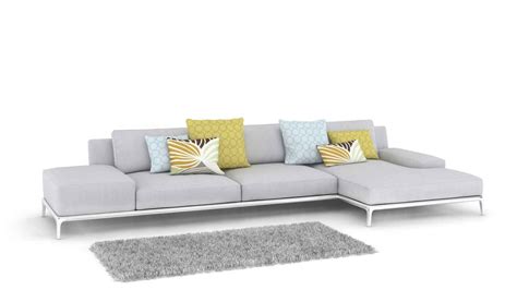 Decoración luminosa con un sofá gris en Decoración ...
