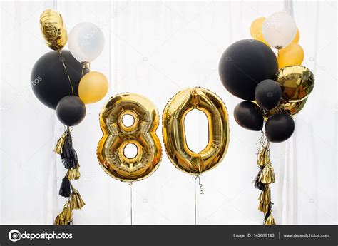 Decoración para cumpleaños de 80 años, aniversario — Foto ...