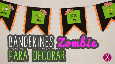 Decoraciones para Halloween   Zombies para niños   DIY ...