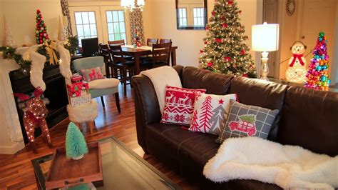 Decorating For Christmas Christmas Living Room Tour   YouTube
