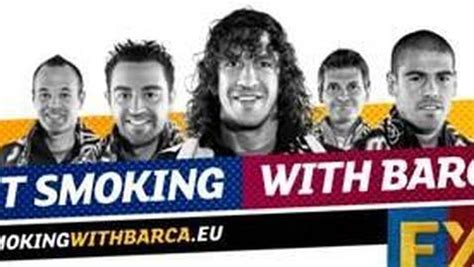 «Deja de fumar con el Barça»   ABC.es