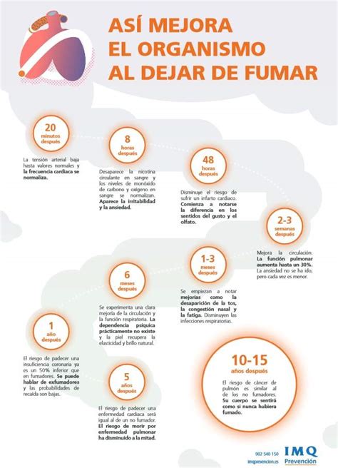 Dejar de fumar: el calendario de beneficios para la salud ...