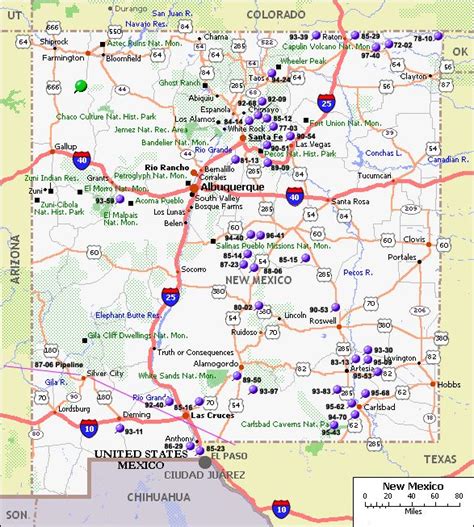Deming New Mexico Map | ... Cities Map of New Mexico ...