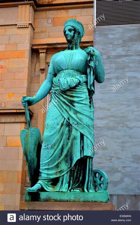 Denmark, Copenhagen: Statue of Nemesis. In Greek mythology ...