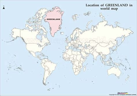 Denmark Map Greenland