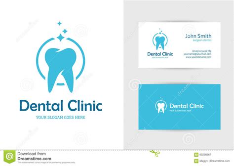 Dental Clinic Logo With Tooth Stock Vector   Image: 69290967