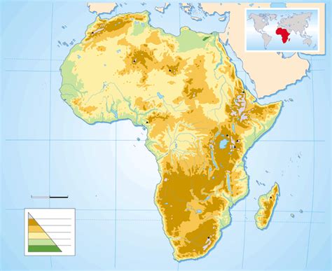 Departament Geografia i Història: Mapa físico África