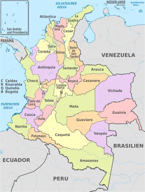 Departamentos in Kolumbien – Wikipedia