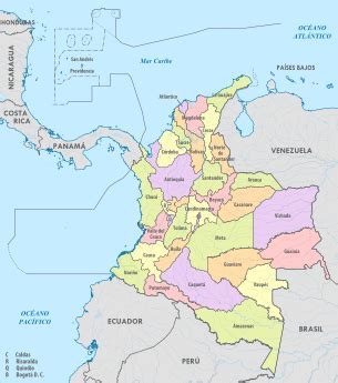 Departments of Colombia   Wikipedia