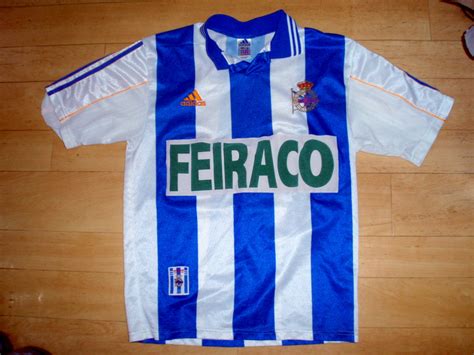 Deportivo La Coruna Home Camiseta de Fútbol 1999   2000.