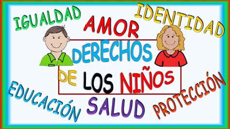 DERECHOS DE LOS NIÑOS, VIDEO INFANTIL CHILDREN`S RIGHTS ...