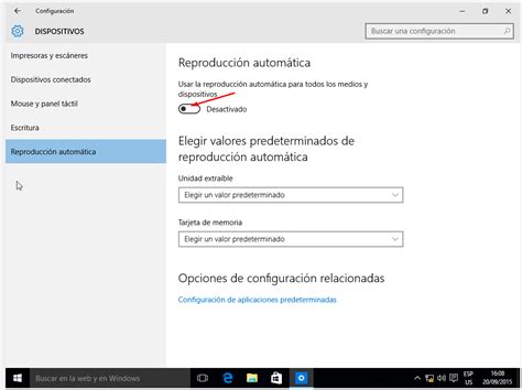 Desactivar reproducción automática en Windows 10 ...