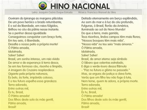 Desafio 6:  Hino nacional    Concurso Geração Brasil ...