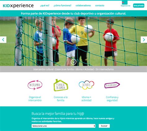 Desarrollo de página web a gusto de KidXperience   Marketdoo
