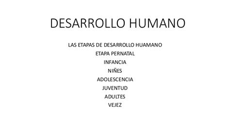 Desarrollo humano pdf