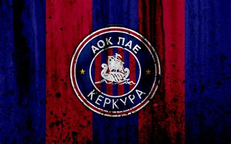 Descargar fondos de pantalla PAE Kerkyra FC, 4K, Grecia ...