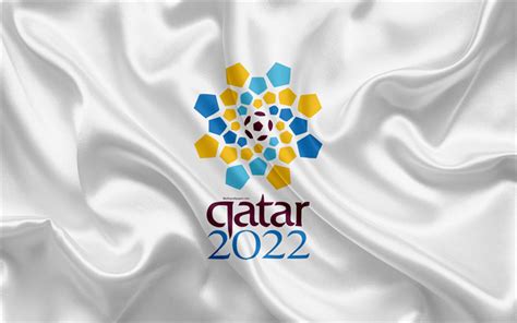 Descargar fondos de pantalla Qatar 2022, 4k, logotipo ...