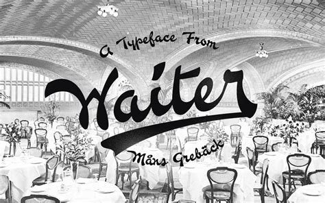 Descargar gratis fuente Waiter font download | 7BlueDesign