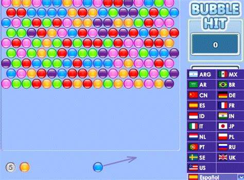 descargar juegos gratis: Bubble Hit juego online flash ...