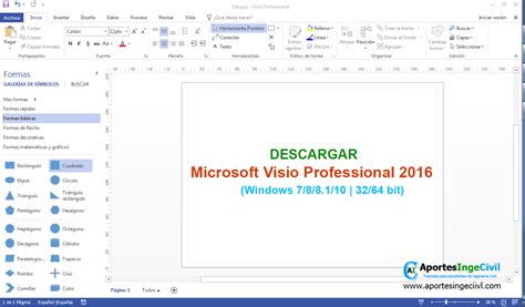 Descargar Microsoft Visio Professional 2016  32/64 bit