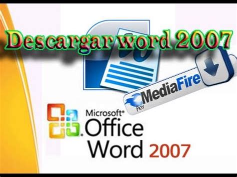 DESCARGAR Microsoft Word 2007 PORTABLE GRATIS 2018 | Doovi