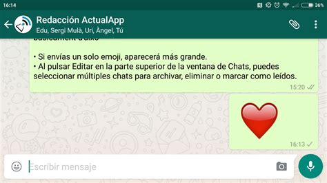 Descargar WhatsApp 2.16.7  iOS , con emojis gigantes y más