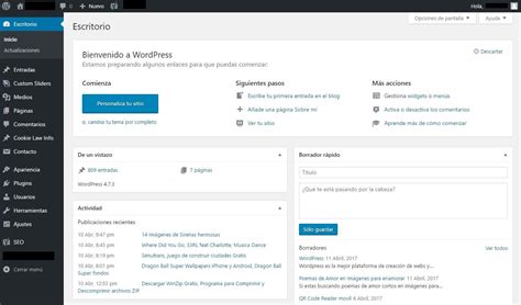 Descargar Wordpress Gratis en español