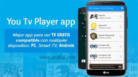 Descargar You TV player APK gratis para PC, Smart TV y Android